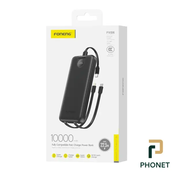 قیمت پاوربانک foneng px106