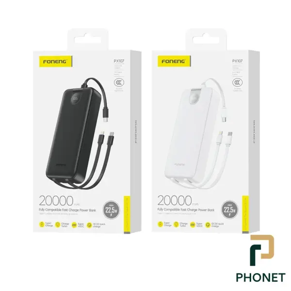 خرید بهترین پاوربانک فوننگ px107
