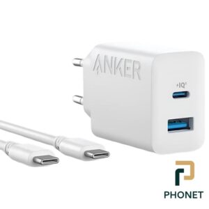 شارژر دیواری 20 وات انکر مدل B2348 به همراه کابل USB-C