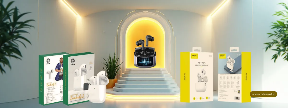 خرید عمده هندزفری گرین لاین و فوننگ - سایت فونت