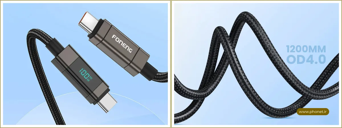 کابل شارژ XS05 فوننگ - فروشگاه فونت