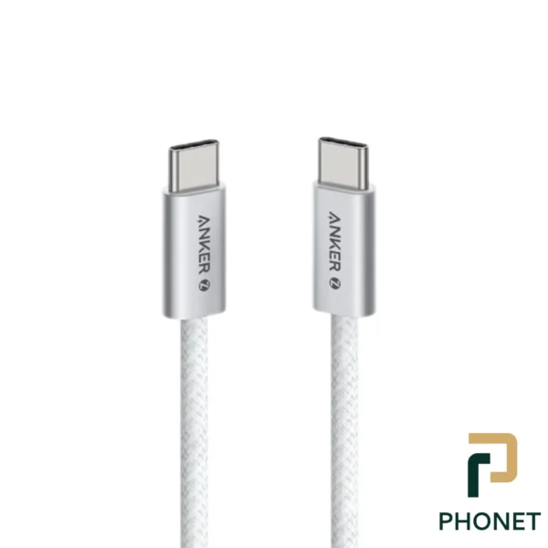 کابل تبدیل USB-C به USB-C انکر مدل Zolo A8060 طول 0.9 متر